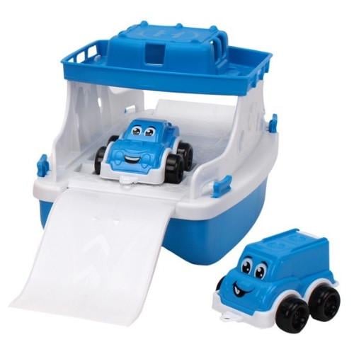 Игрушка ТехноК Паром с набором транспорта Голубой (6795)