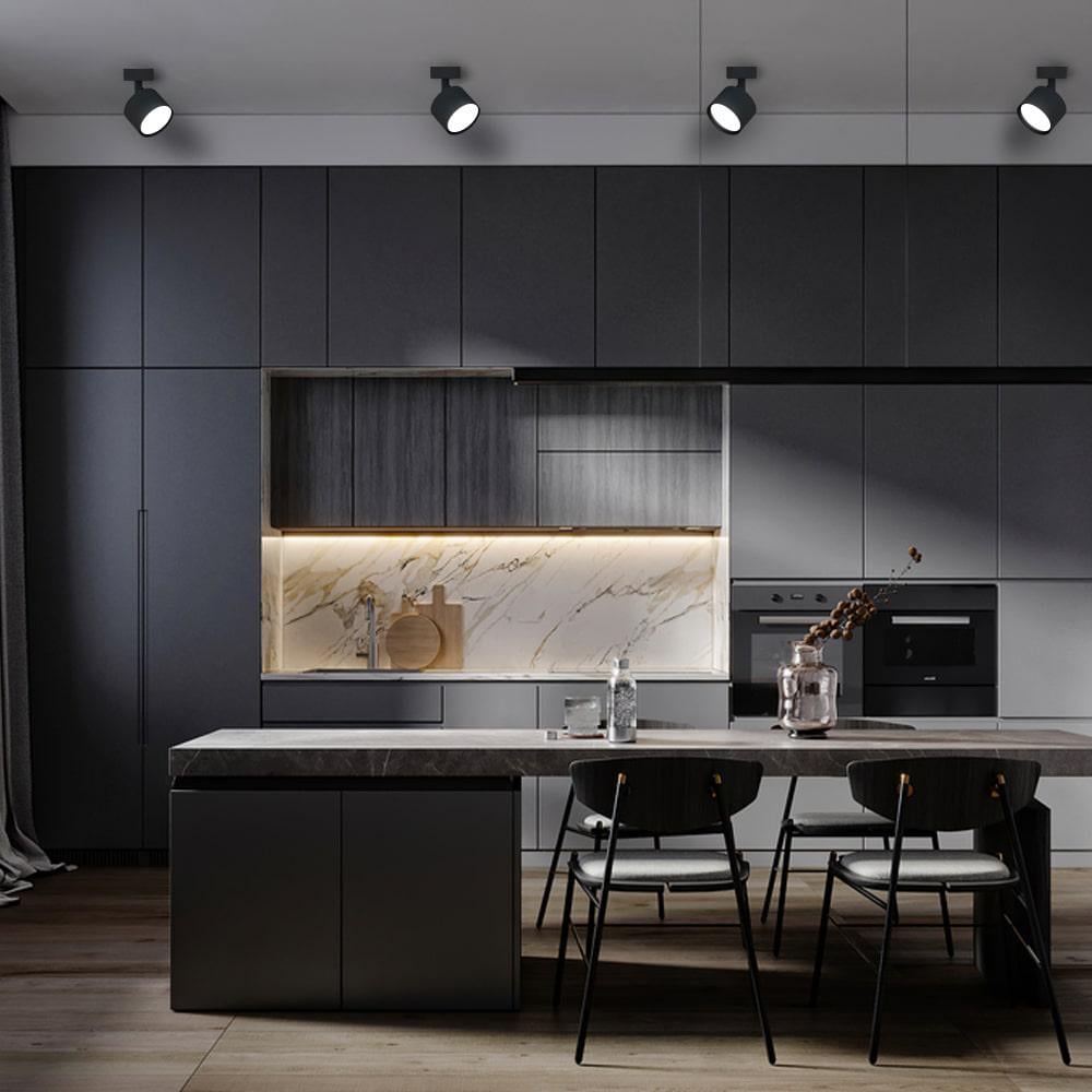 Светильник накладной поворотный LEDCOIN ML411-1 под лампу Черный - фото 2 Светильник накладной поворотный LEDCOIN ML411-1 под лампу Черный - фото 2