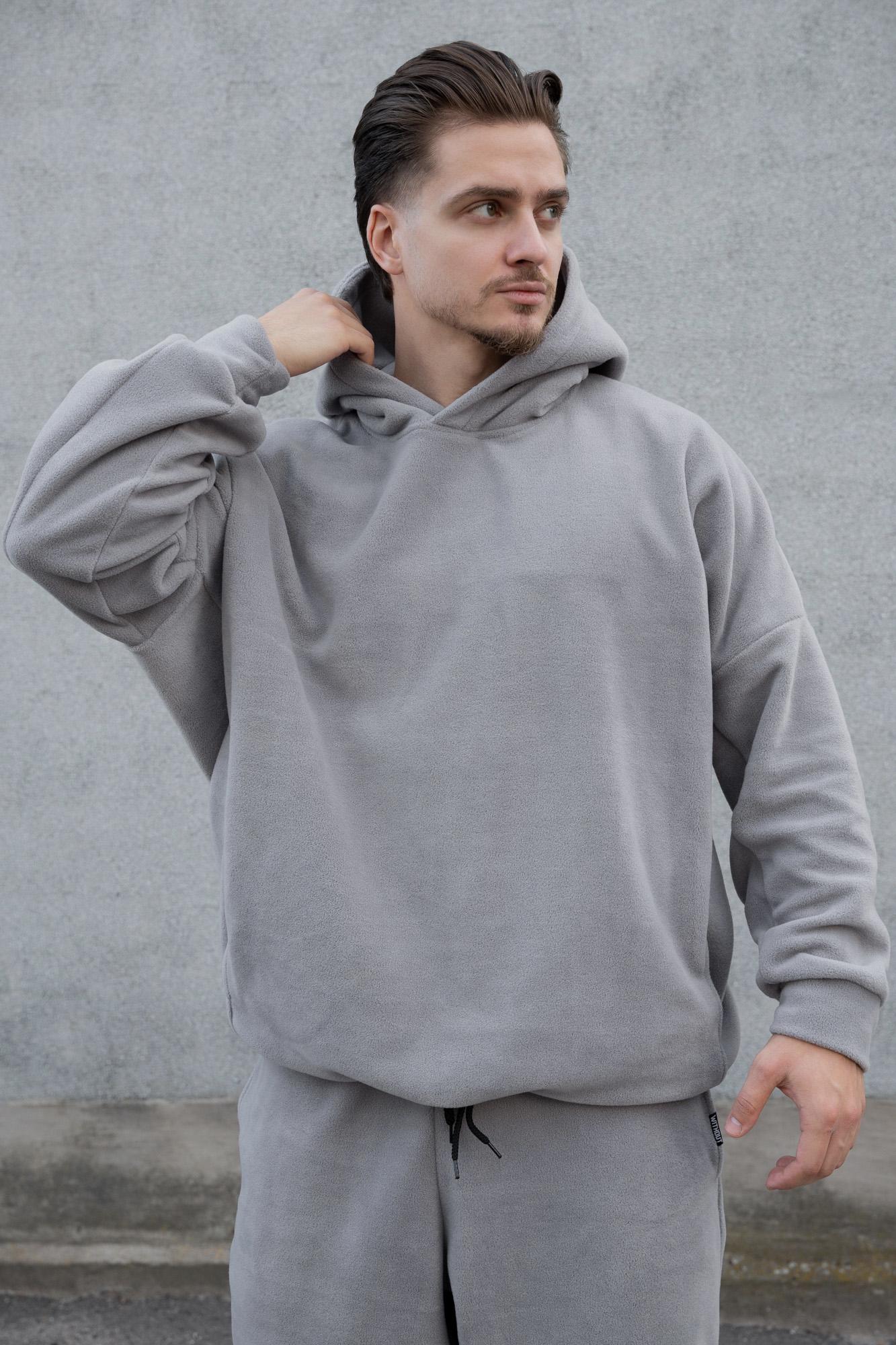 Худи Оверсайз с капюшоном Without Brand Soprano Gray (8055982) Худи Оверсайз с капюшоном Without Brand Soprano Gray (8055982)