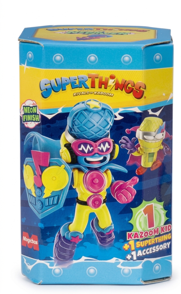Игровой набор SuperThings Neon Power Казум-кид Синий (IG-173-N-784)