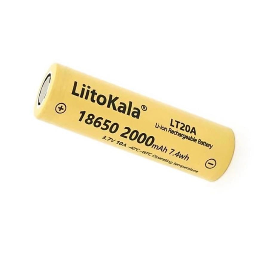 Батарея аккумуляторная LiitoKala LT20A 18650 3,7V 2000 mAh (33982544)