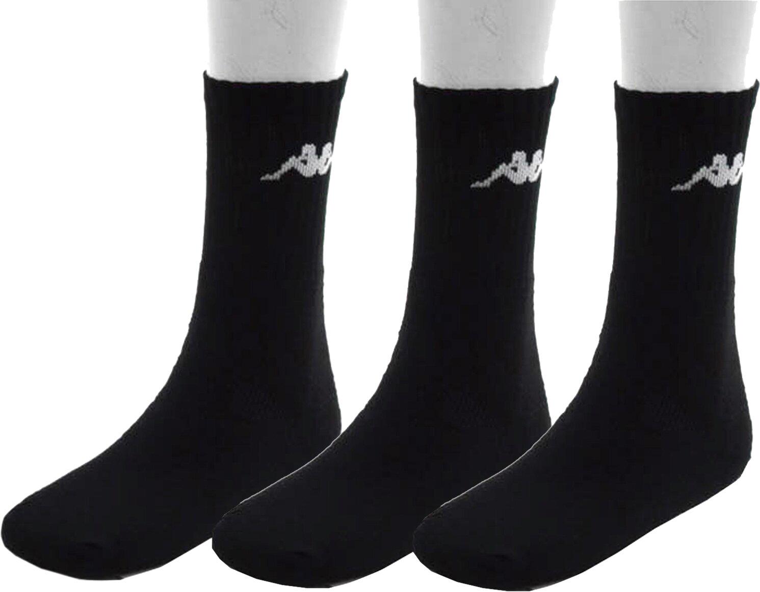 Носки Kappa Trisper Tennis Sock 3 пары р. 35/36/37/38 Black (303WIG0-902)