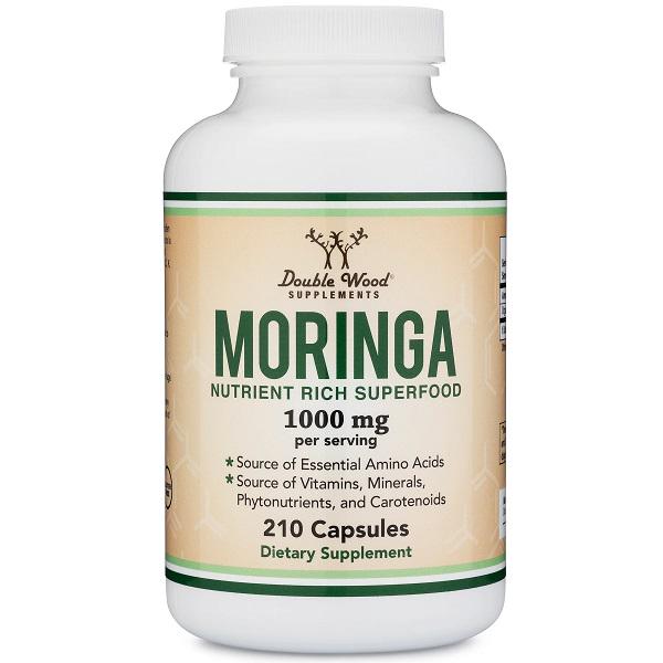 Морінга Double Wood Moringa 1000 мг 105 порцій 210 капсул (000020104)