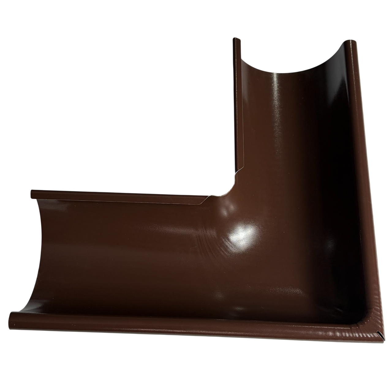 Угол желоба внешний 90 Alpine 125/90 мм RAL 8017 Шоколадно-коричневый (010066)