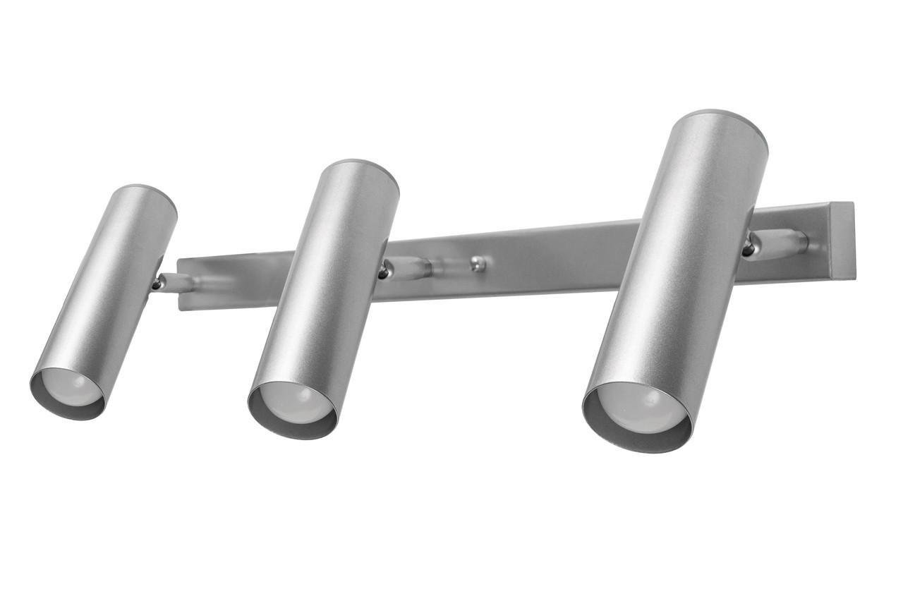 Светильник потолочный MSK Electric Telescope с поворотными плафонами под лампы Е27 Алюминий (NL 1750-3 AL) - фото 4