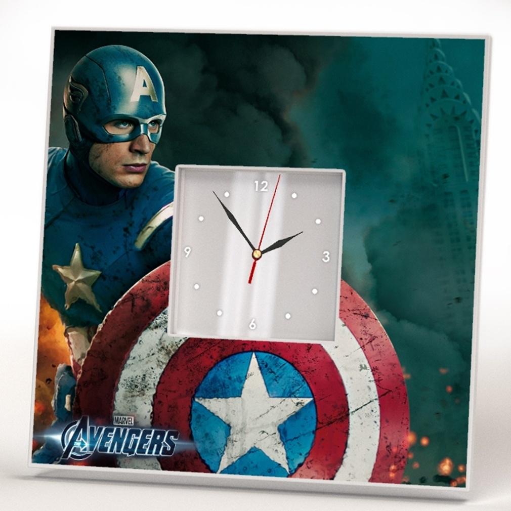 Часы Капитан Америка Мстители Avengers 260x260 мм (C00860)