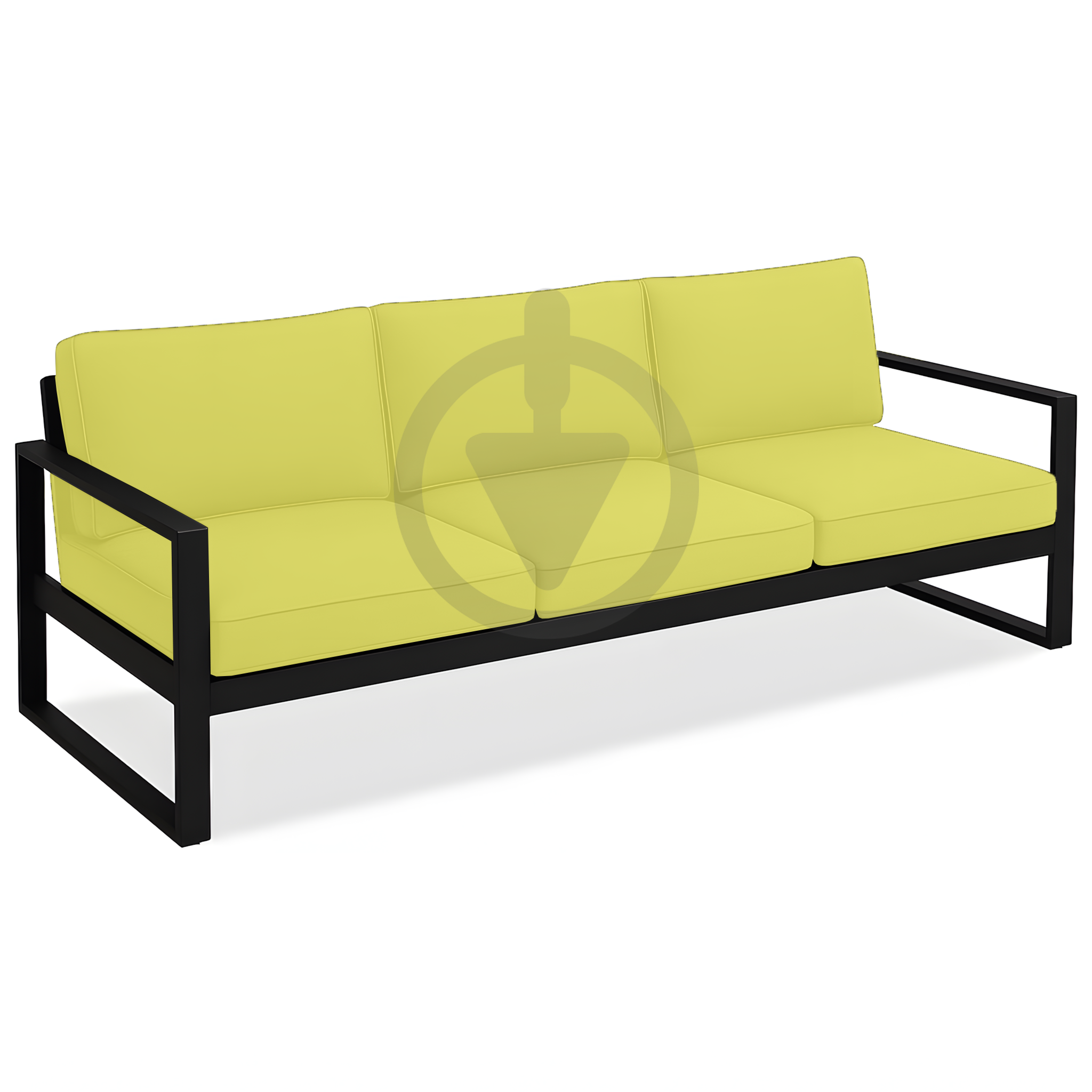 Диван металлический AVVS Бостон лофт с подлокотниками велюр 160 см Салатовый - фото 1 Диван металлический AVVS Бостон лофт с подлокотниками велюр 160 см Салатовый - фото 1