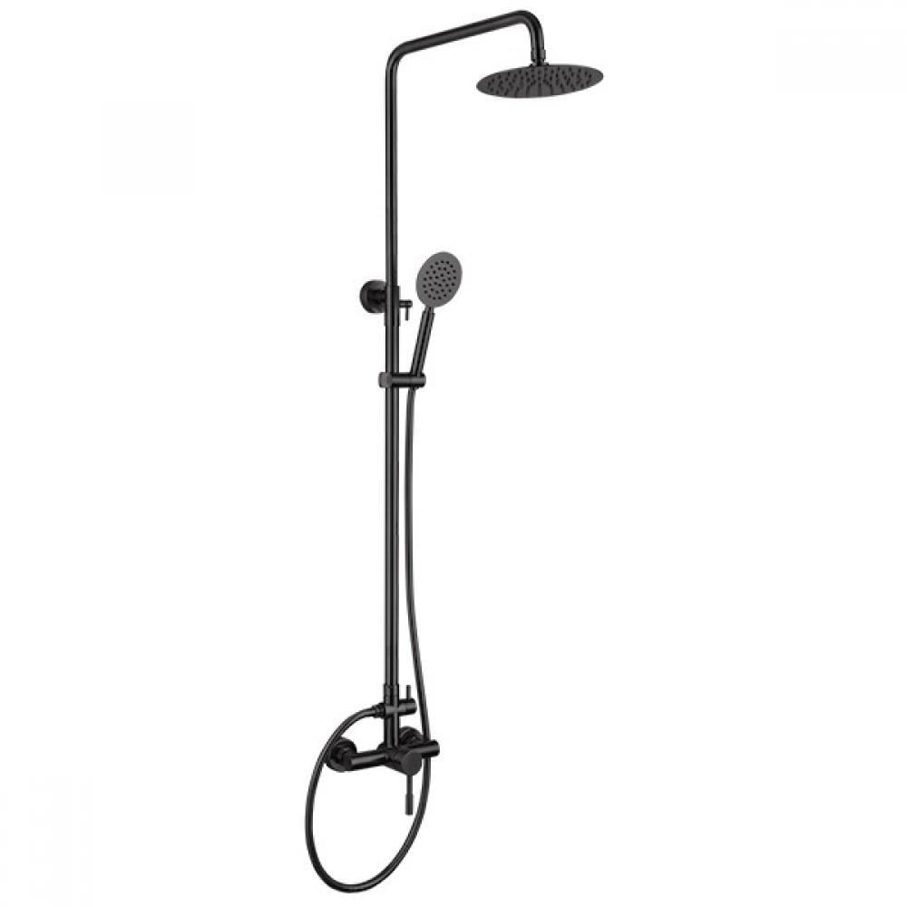 Душевая система со смесителем MIXXUS SUS-003-J из нержавеющей стали Black Душевая система со смесителем MIXXUS SUS-003-J из нержавеющей стали Black