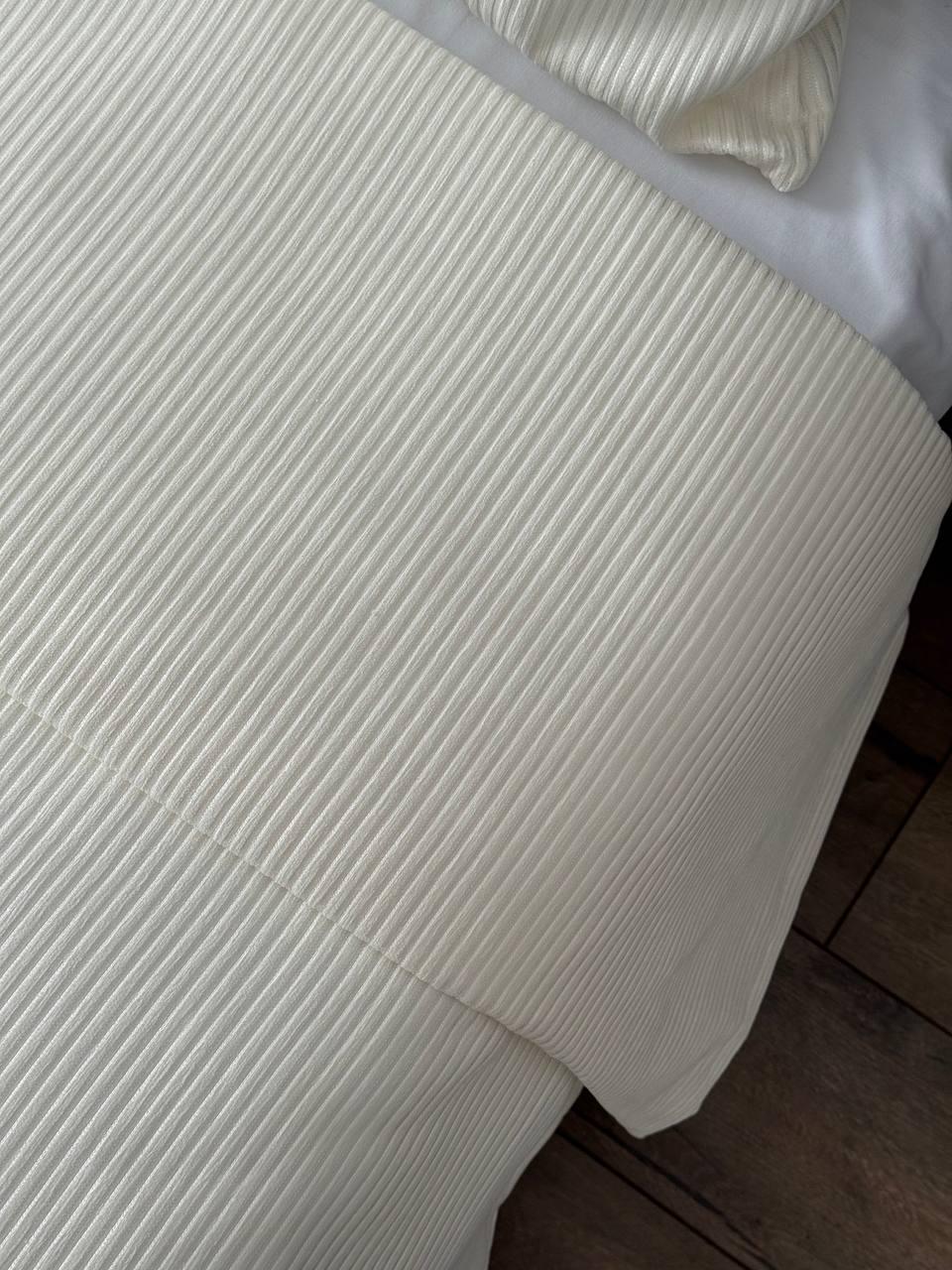 Покрывало с премиальными полосками хлопок 260х250 см Молочный (73901-2-260x250cm) - фото 9 Покрывало с премиальными полосками хлопок 260х250 см Молочный (73901-2-260x250cm) - фото 9