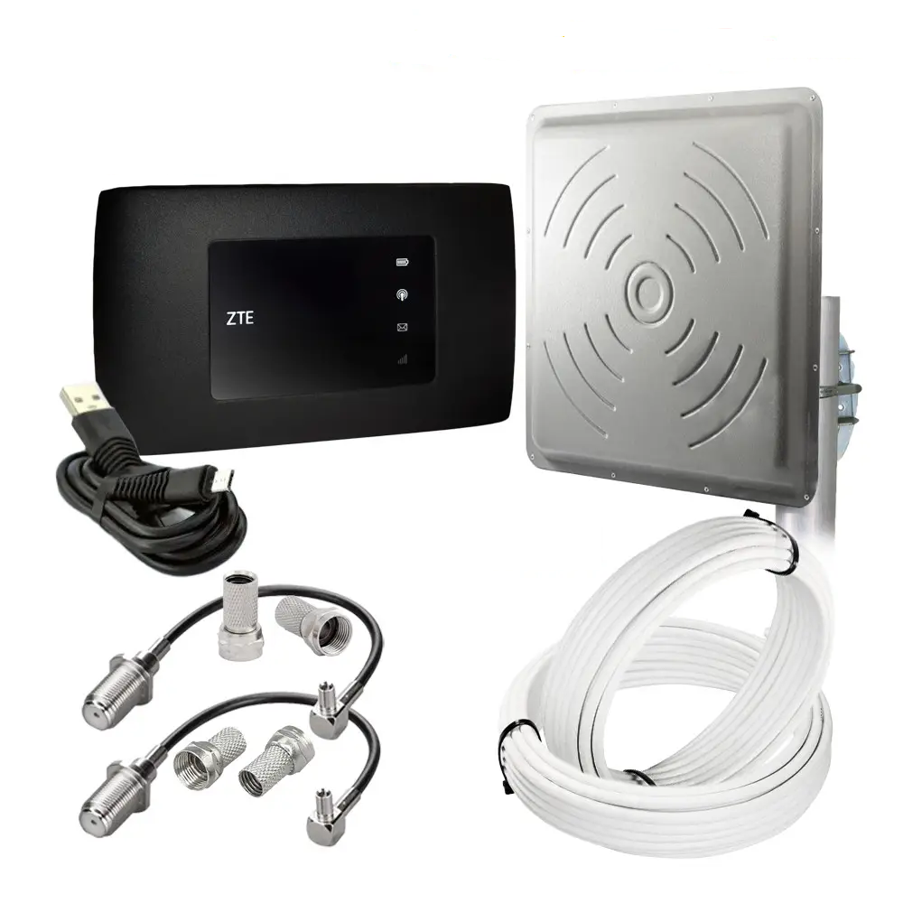 Интернет комплект 4G с Wi-Fi Роутером ZTE MF920U и мощная панельная антенная MIMO R-Net 2x24 Maxi (1749305359)