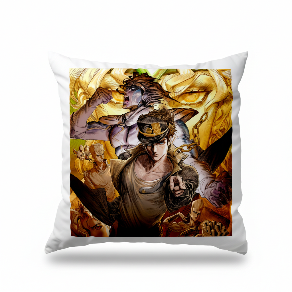 Декоративна подушка JoJo's Bizarre Adventure 35х35 см (96592)