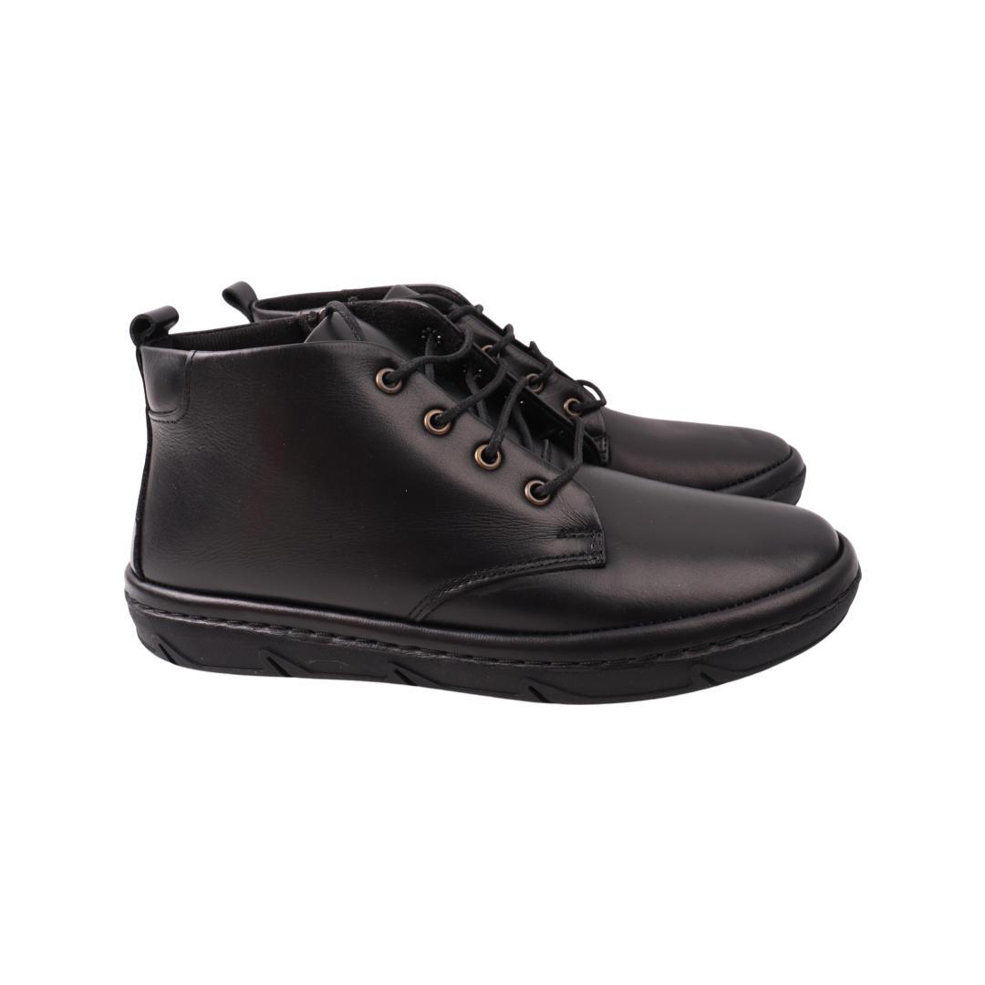 Ботинки женские Mario Muzi из кожи р. 40 Черный (641-21DHC)