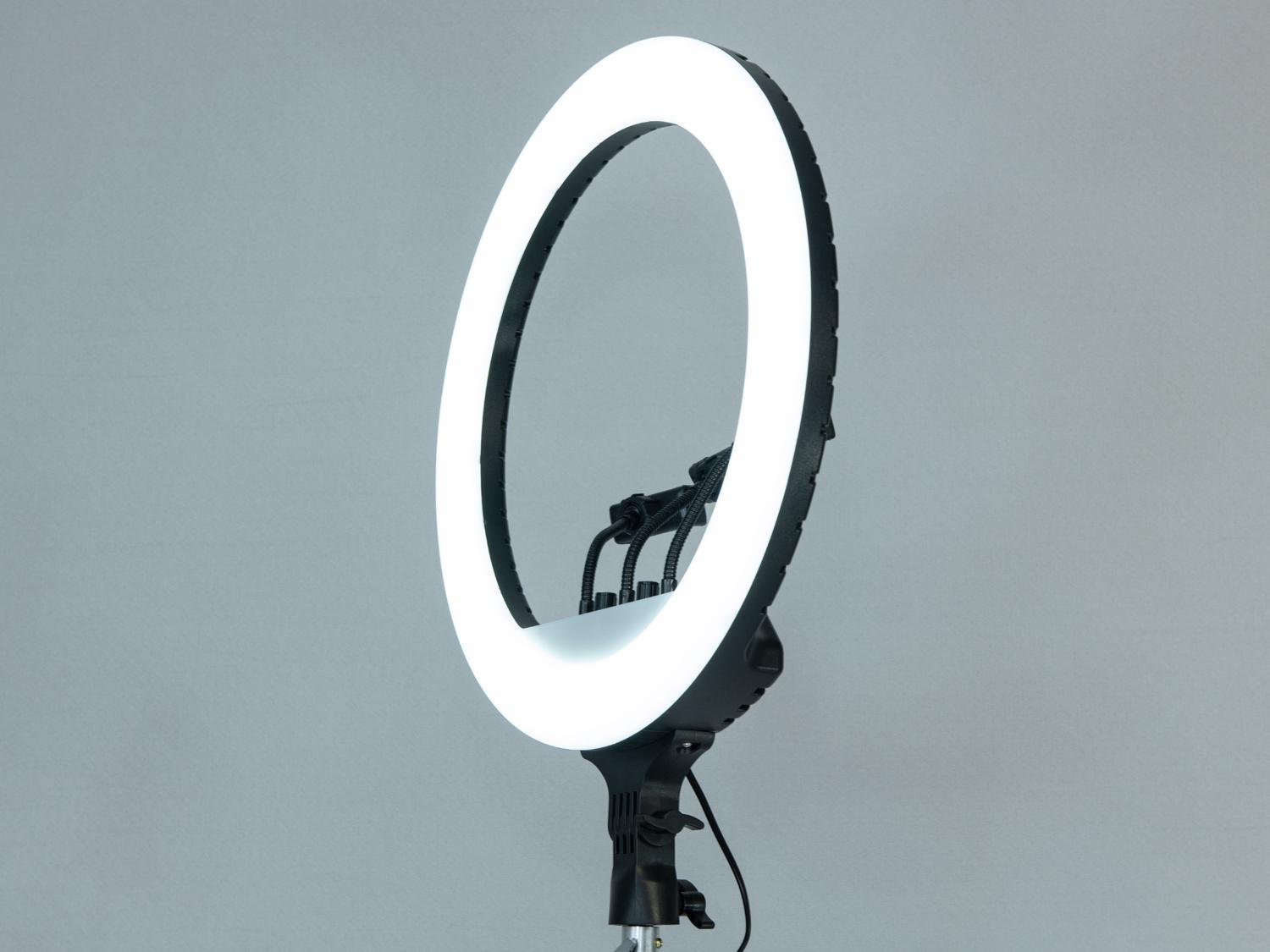 Кольцевая лампа с пультом без штатива 220 В 45 см (SL-RL-18) - фото 2 Кольцевая лампа с пультом без штатива 220 В 45 см (SL-RL-18) - фото 2