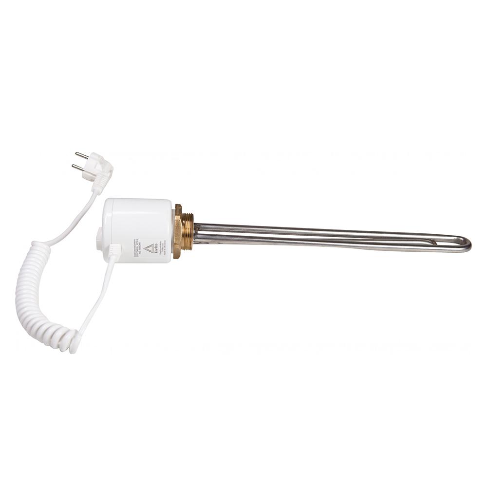 ТЭН прямой Tenko RS с термостатом нержавеющая сталь 1,5 кВт 1-1/4" (96305)