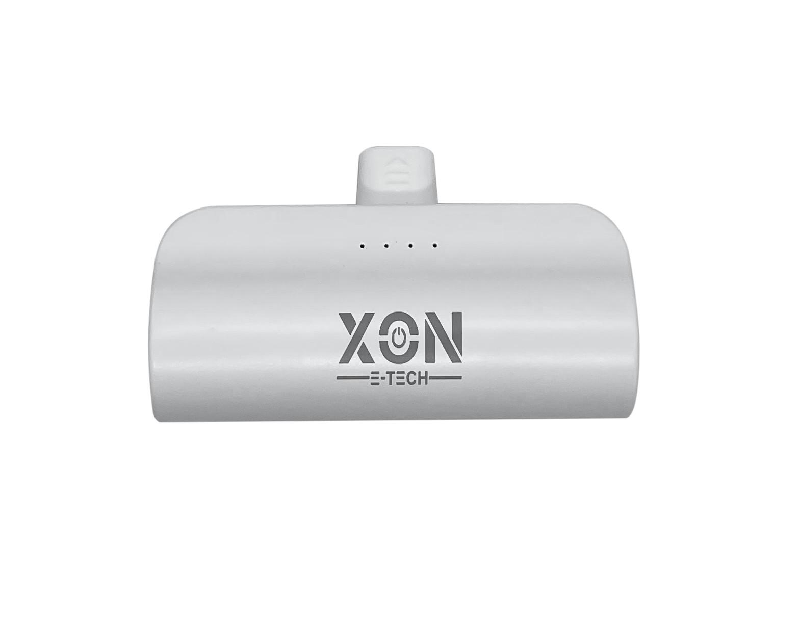 Повербанк XON PowerBank MiniCharge USB Type-C 5000 mAh Білий (DC5CE 6785) - фото 2