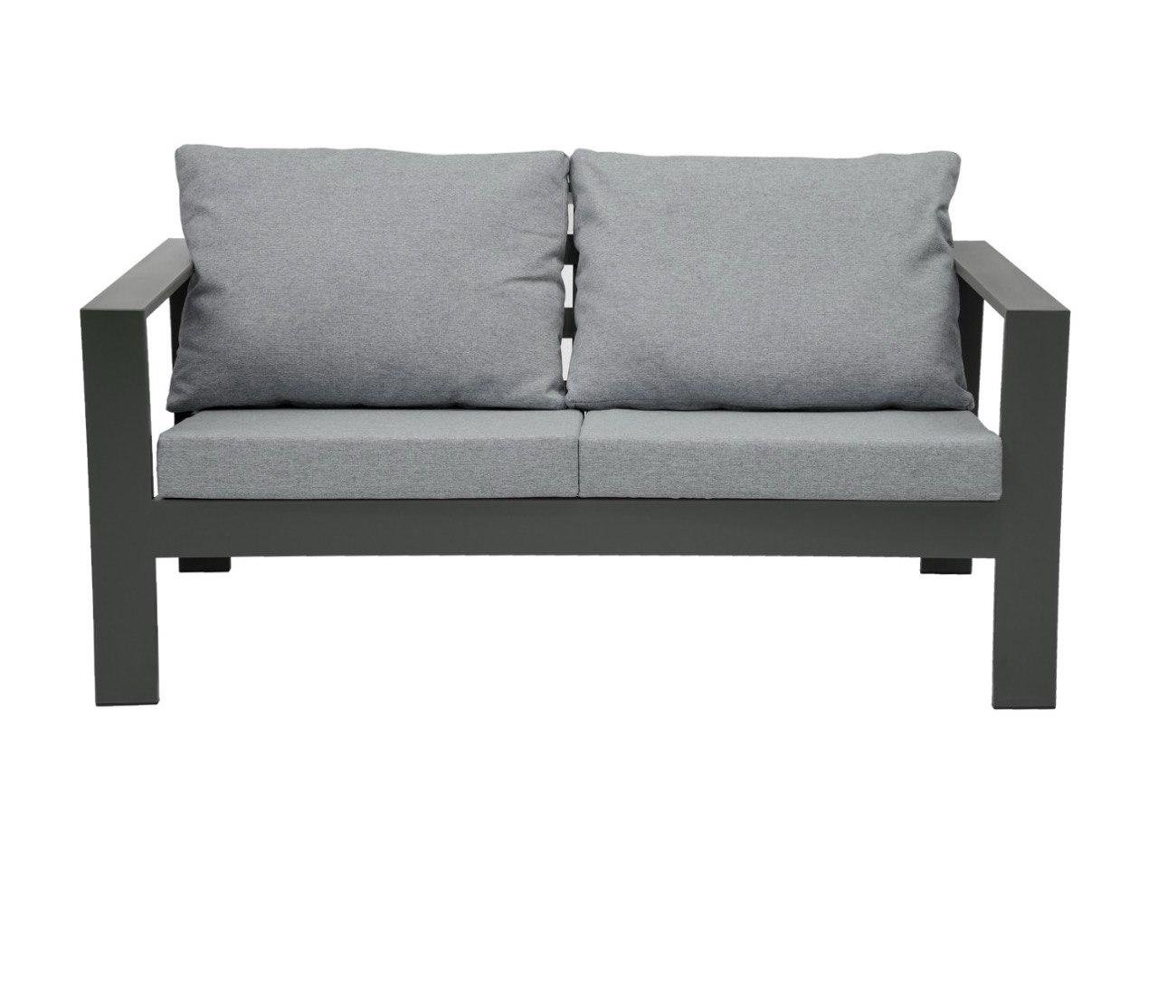 Диван металевий Damians Mono 160x79,8x82,3 см Сірий (16910020.D7024)