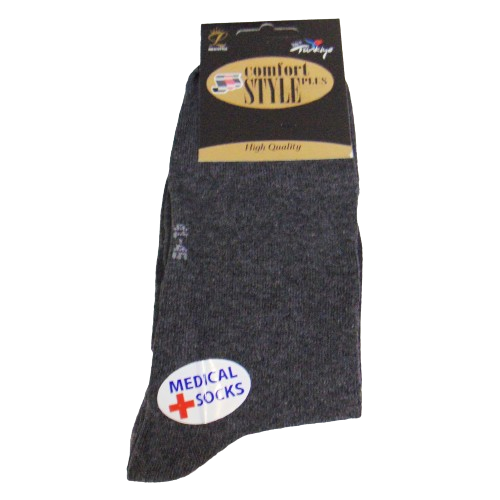 Шкарпетки без гумки comfort style Rich Style р. 41-45 Сірий (2181696186)