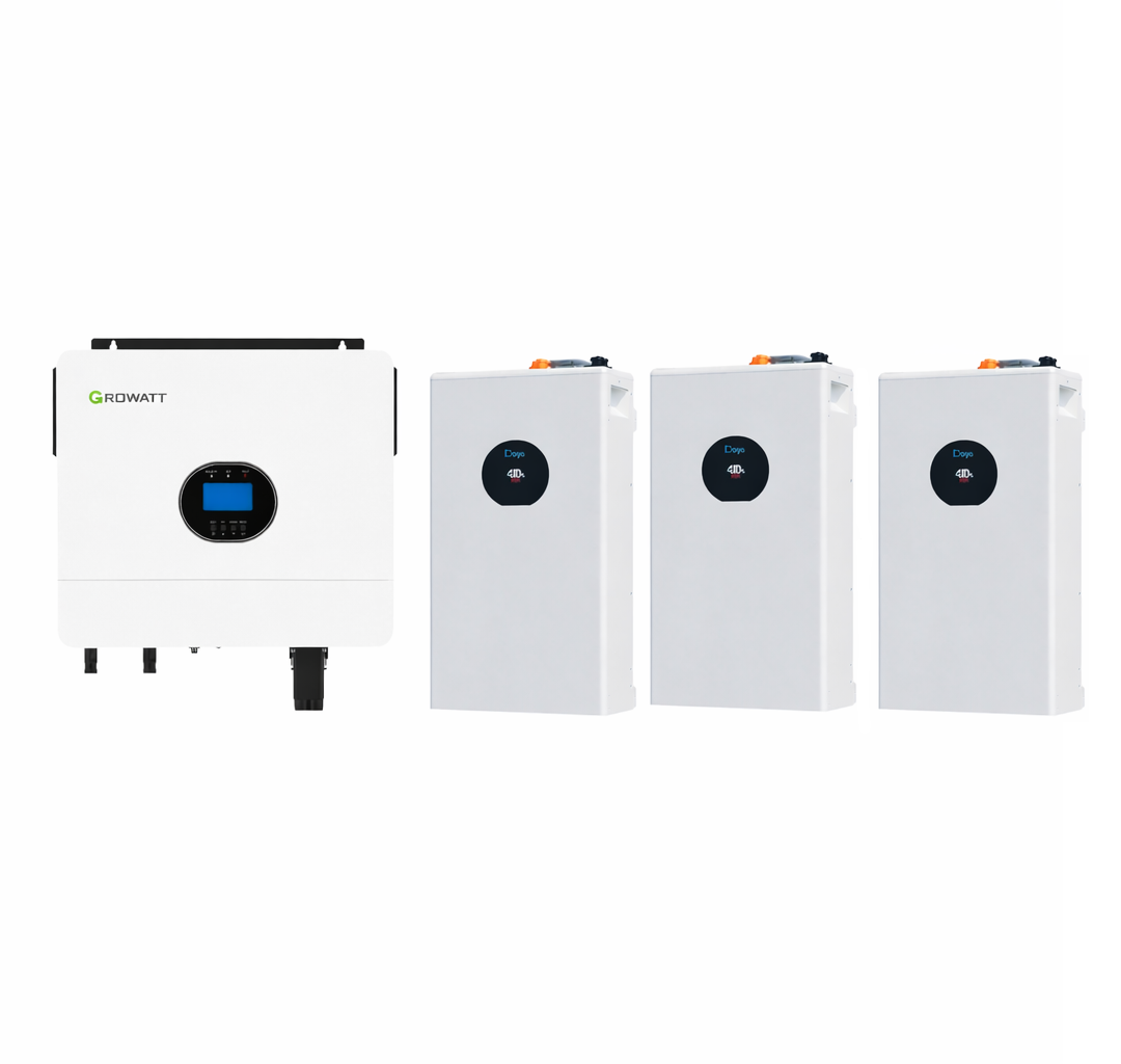 Инвертор Growatt SPF 6000 ES Plus 6 кВт и три батареи Deye SE-F5 Pro-C 5,12 кВт·ч White (33088290) Инвертор Growatt SPF 6000 ES Plus 6 кВт и три батареи Deye SE-F5 Pro-C 5,12 кВт·ч White (33088290)