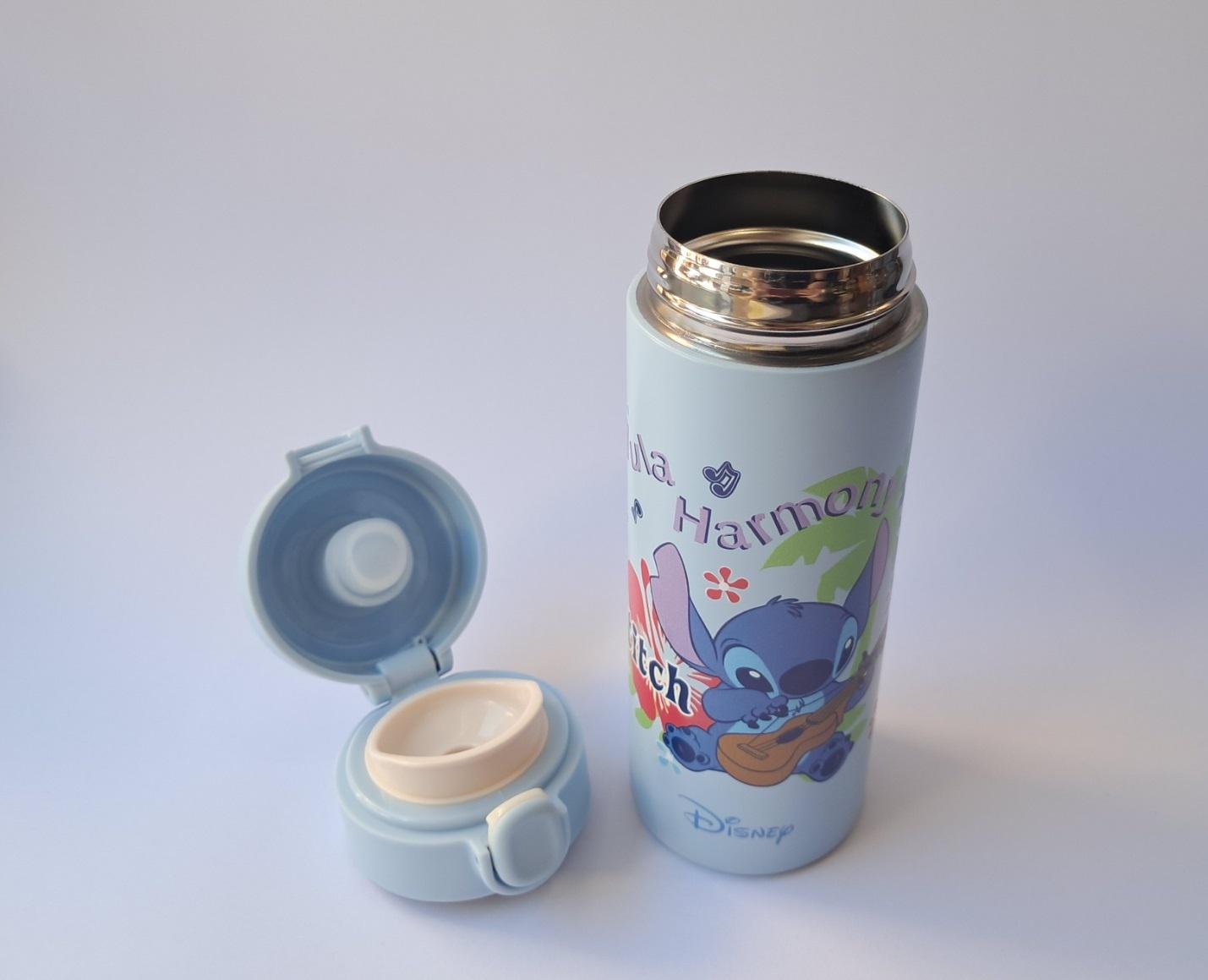 Термос детский с принтом Стич 400 мл Синий (HH-731) - фото 3 Термос детский с принтом Стич 400 мл Синий (HH-731) - фото 3