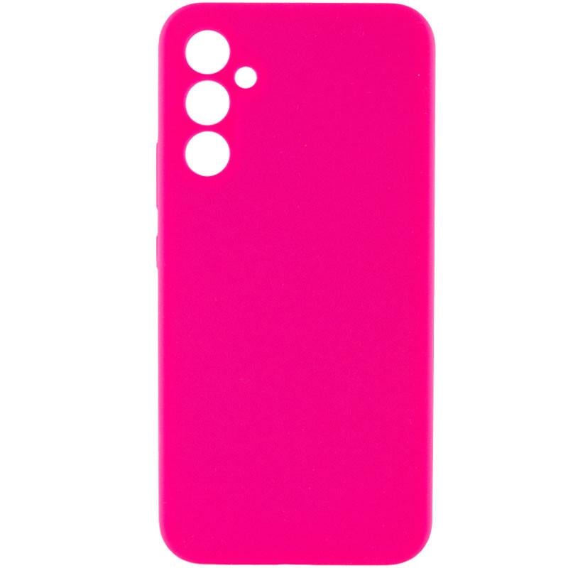 Противоударный Чехол Silicone Cover Lakshmi Full Camera (AAA) для Samsung Galaxy A54 5G Розовый / Barbie pink - фото 1