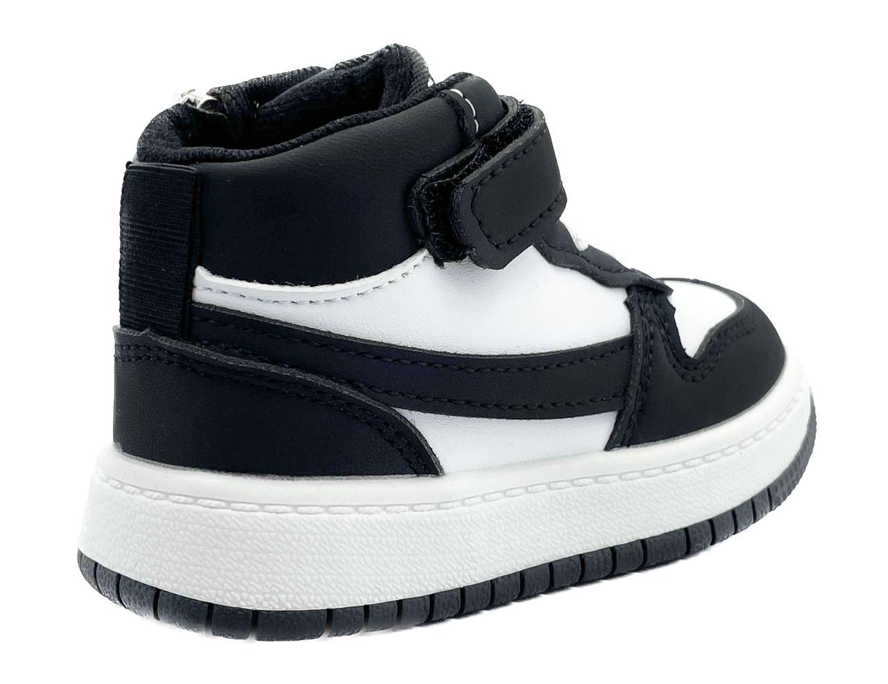 Черевики демісезонні для хлопчиків BBT R68031/22 р. 22 Чорний/Білий - фото 6