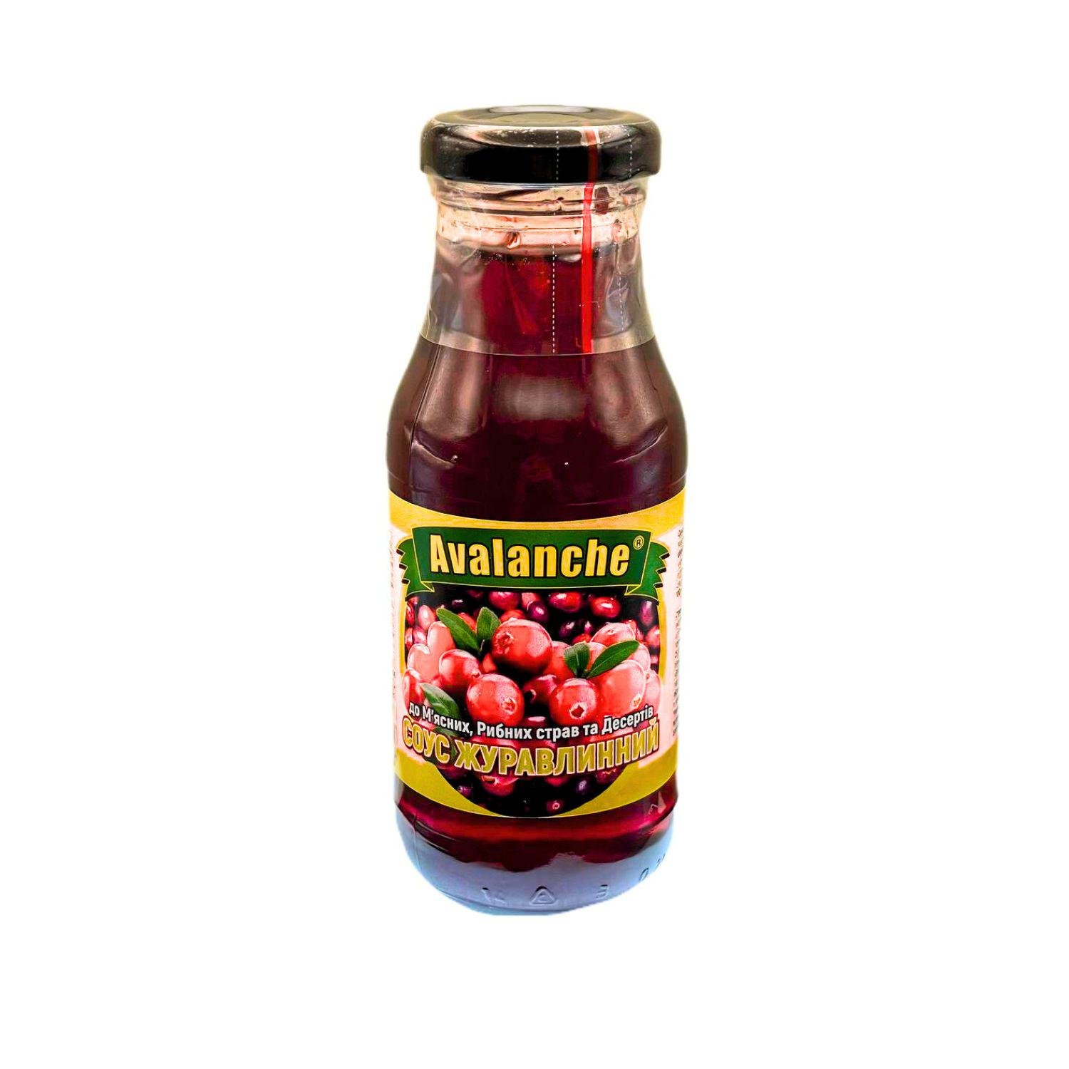 Соус з натуральної журавлини Avalanche 270 г (cranberry sauce-270) Соус з натуральної журавлини Avalanche 270 г (cranberry sauce-270)