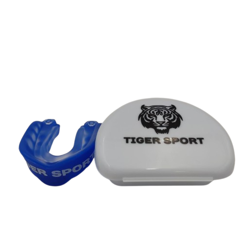 Капа боксерская одинарная подростковая Tiger Sport МG-10S Синий