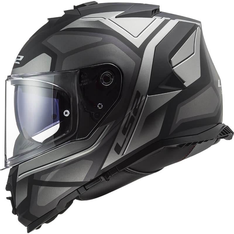 Мотошлем LS2 FF800 Storm Faster M Matt Titanium (21231)