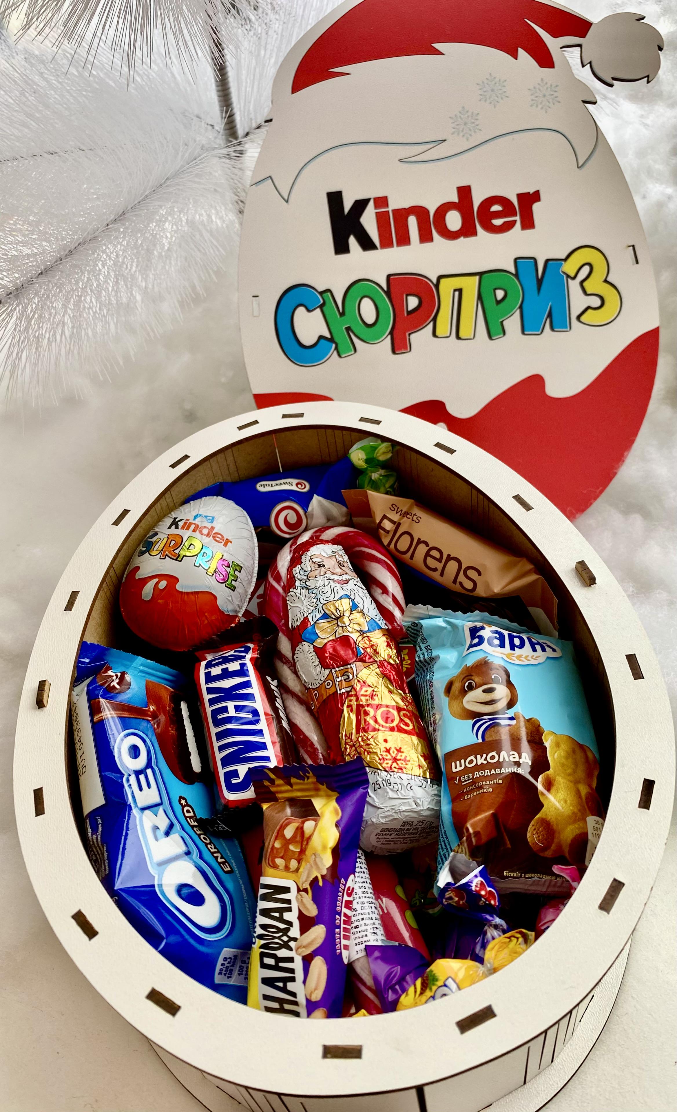 Бокс новорічний Кіндер з солодощами (13714522) - фото 6