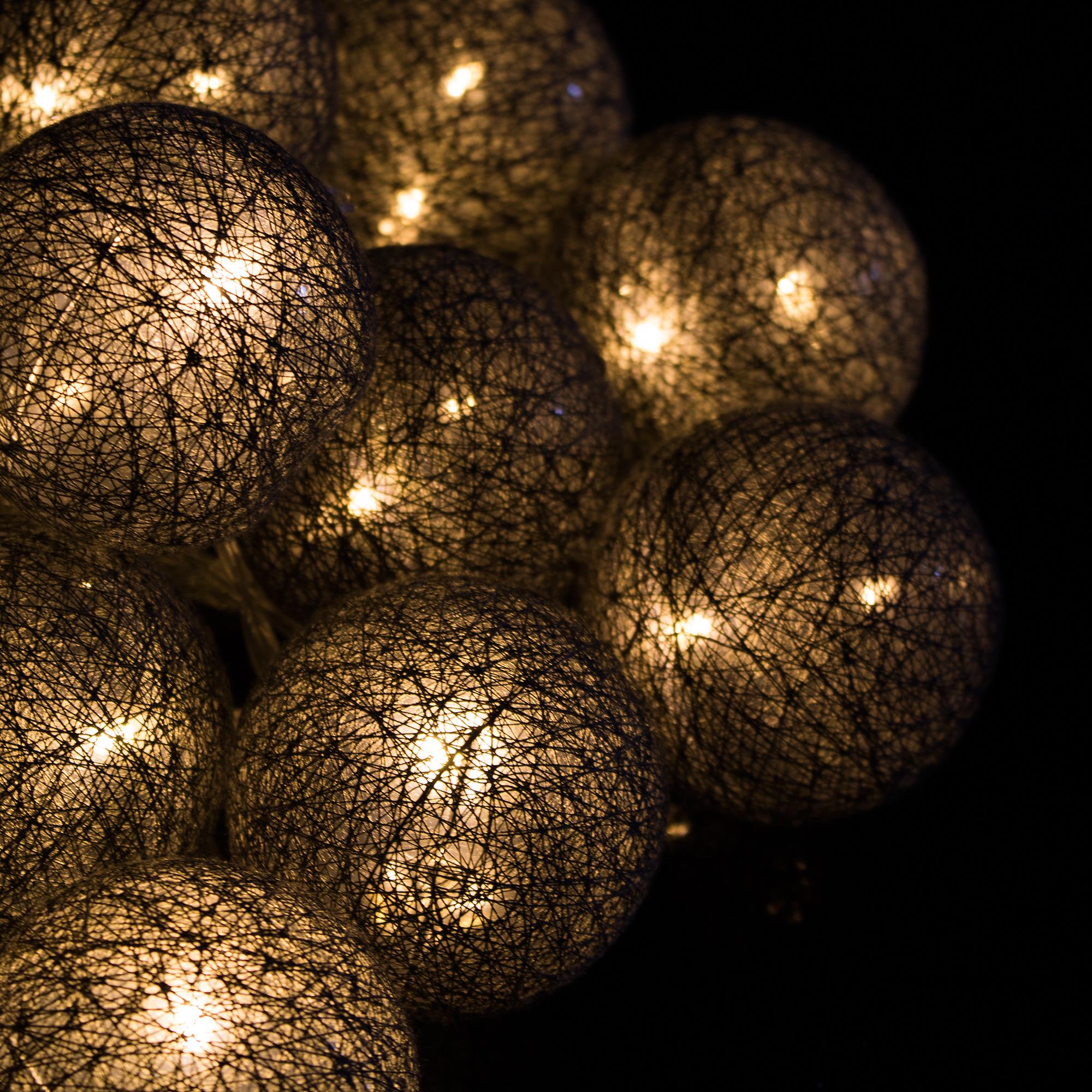 Гірлянда на батарейках Springos Cotton Balls 20 LED 4 м Warm white (CL0047) - фото 3 Гірлянда на батарейках Springos Cotton Balls 20 LED 4 м Warm white (CL0047) - фото 3