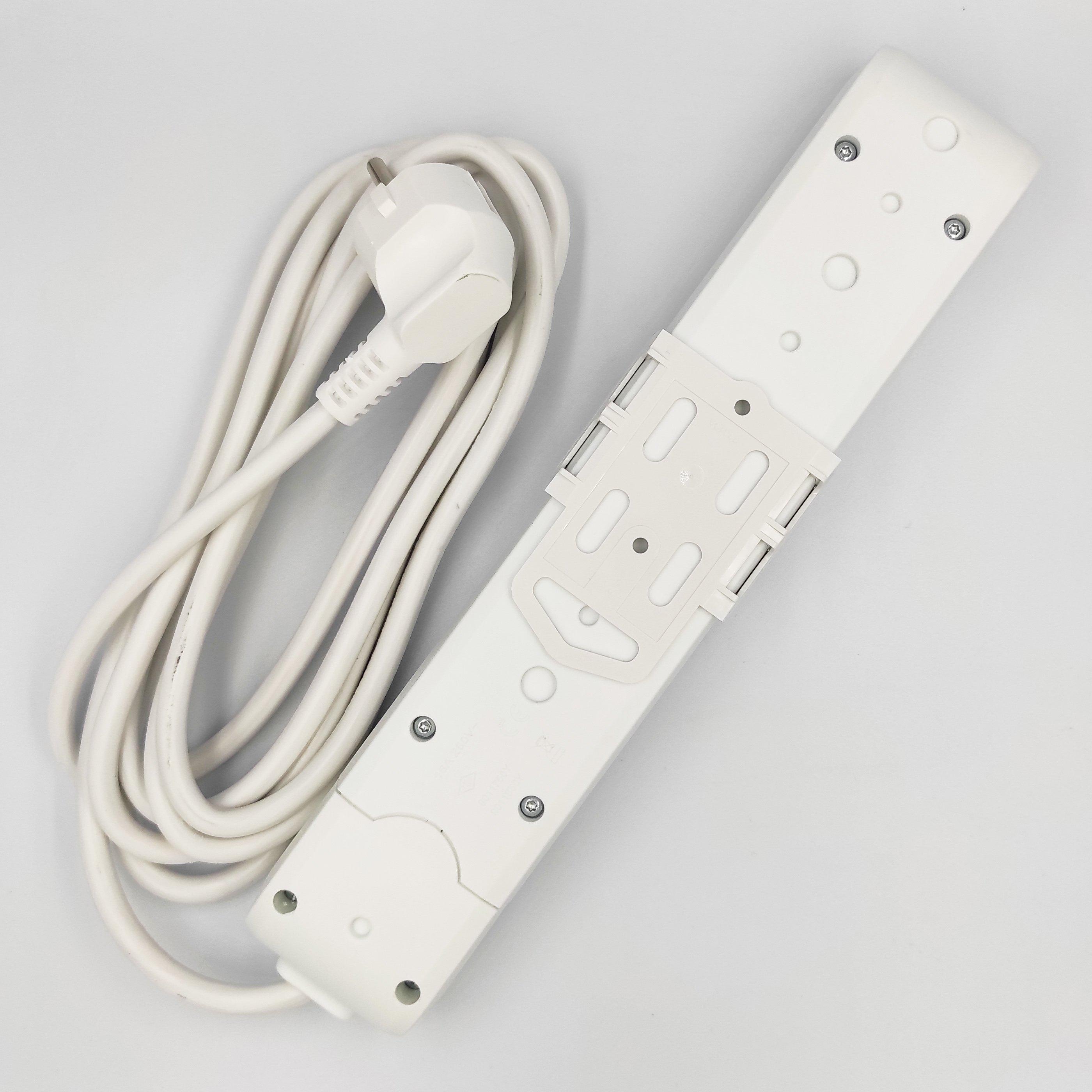 Подовжувач Panasonic X-tendia 5 м 5 гнізд із заземленням і кнопкою (WLTA04552GR-UA) - фото 4 Подовжувач Panasonic X-tendia 5 м 5 гнізд із заземленням і кнопкою (WLTA04552GR-UA) - фото 4