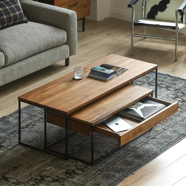 Журнальный стол модульный в стиле лофт EcoLoft (IN-2770)