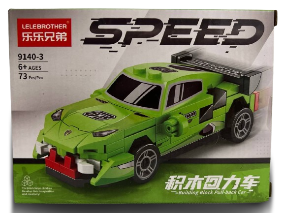 Конструктор гоночний автомобіль 73 деталі (9140-3)