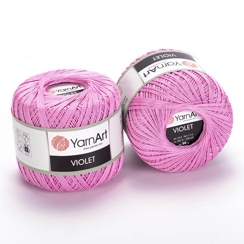 Пряжа YarnArt Violet 0319 Розовый