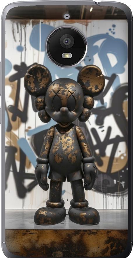 Чехол на Motorola Moto E4 Plus Bronze kaws v2 (6098u-1000-42517)