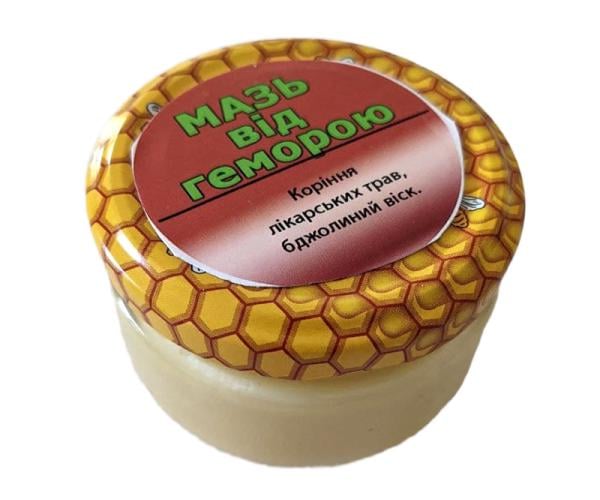 Мазь от геморроя на основе пчелиного воска 100 г (30379468)