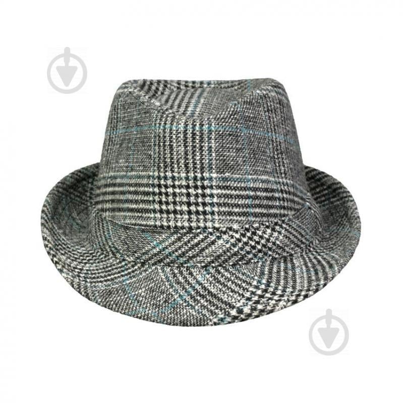 Капелюх Trilby Alan 58/59 см Сірий + Синій (21059)