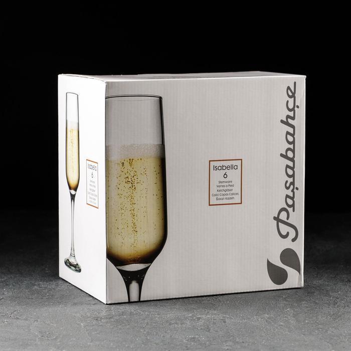 Набор бокалов для шампанского Pasabahce Isabella стеклянних 200 мл 6 шт. (440270) - фото 7 Набор бокалов для шампанского Pasabahce Isabella стеклянних 200 мл 6 шт. (440270) - фото 7