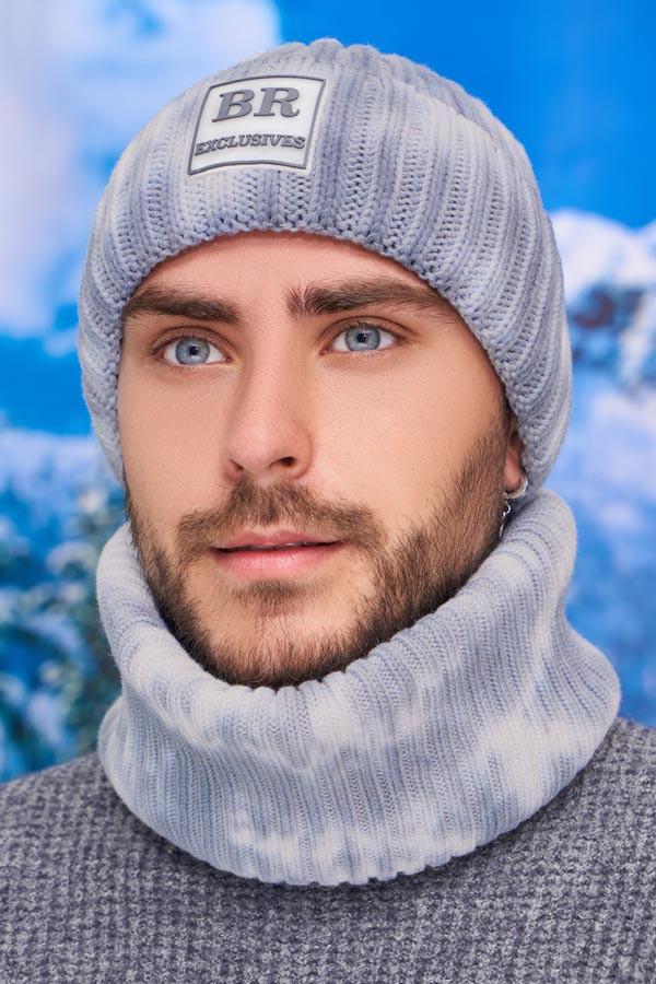 Комплект мужской Braxton Канзас тай-дай Серый (4732-1/4927-71)