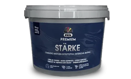 Краска высококачественная латексная Dufa Strake глубокоматовая 10 л Белый