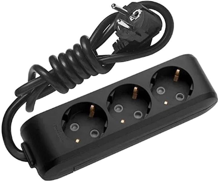 Удлинитель Panasonic X-tendia 3 гнезд с защитными шторками 5 м Черный (28689048)