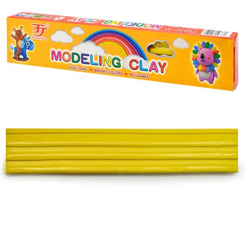 Пластилін Stenson Modeling Clay ST02290 75 г Жовтий (11120215)