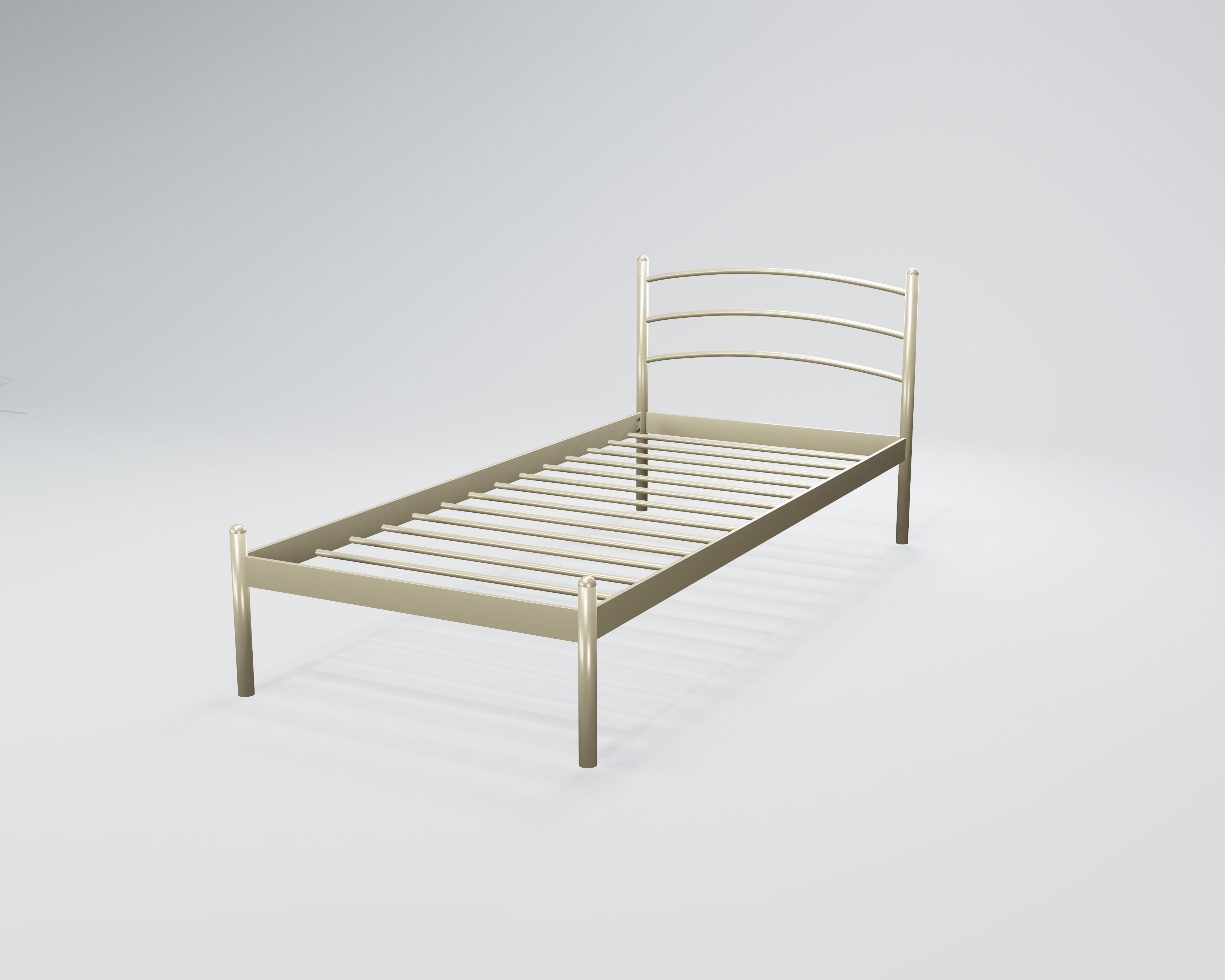 Кровать металлическая Маранта Мини 90x190 см Бежевый