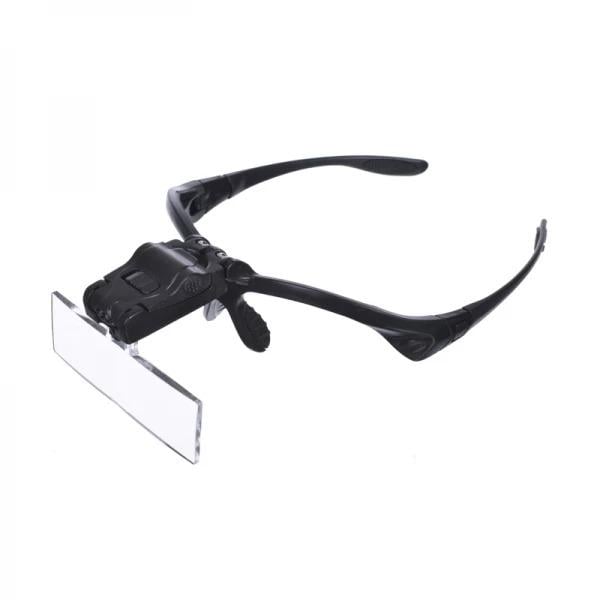 Лупа-очки бинокулярные Magnifier 9892B 1X-3,5Х с Led (210051-20)