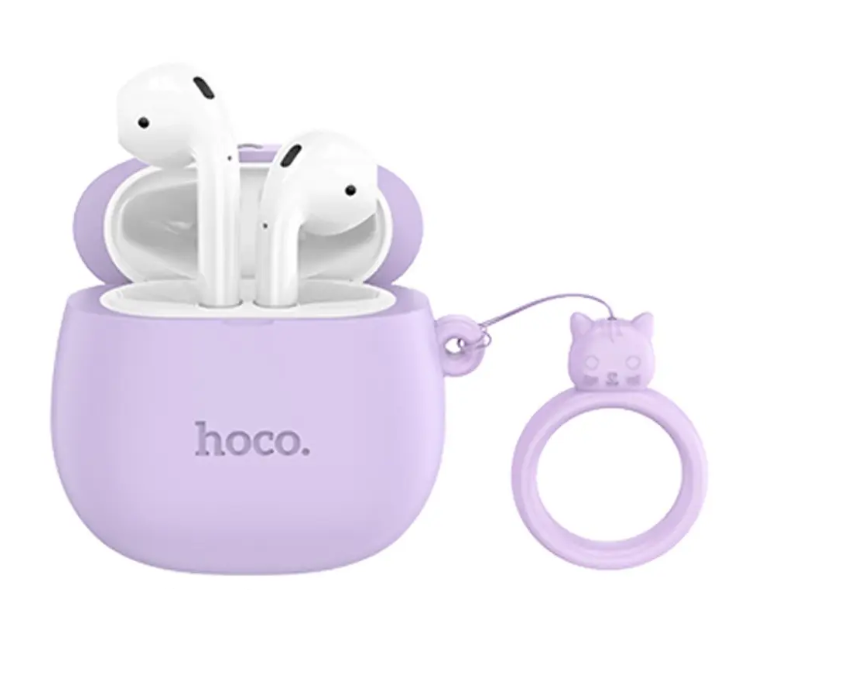 Наушники беспроводные Hoco с микрофоном Фиолетовый (EW45)