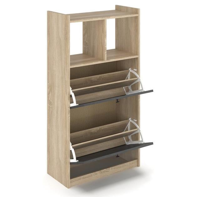 Тумба для взуття Mebel Service Компо 4 67х31х125 см Дуб сонома/Матера (27777744)