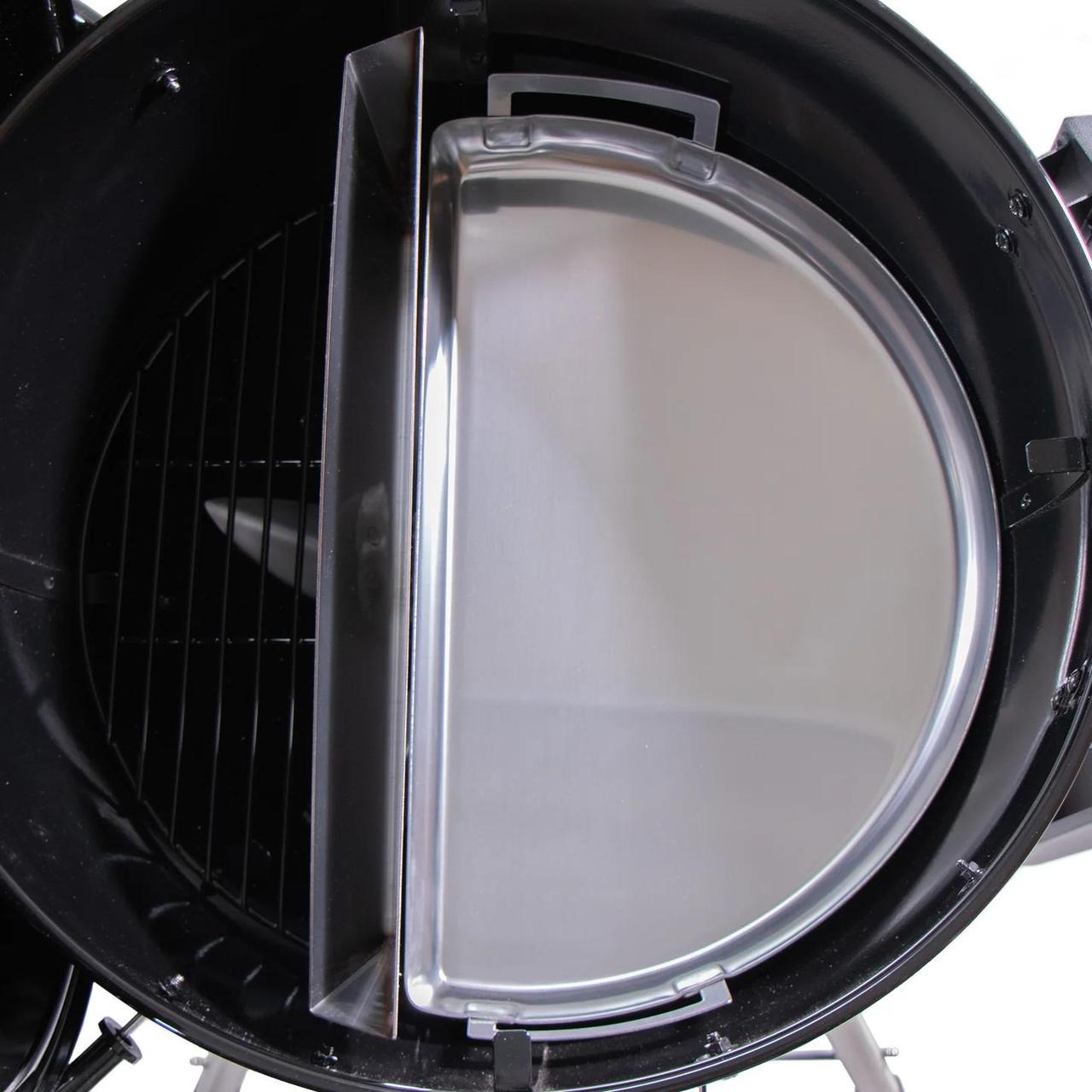 Поддон стальной с конт.для воды SnS Drip 'N Divide для грилей 57 см (2440360120) - фото 7