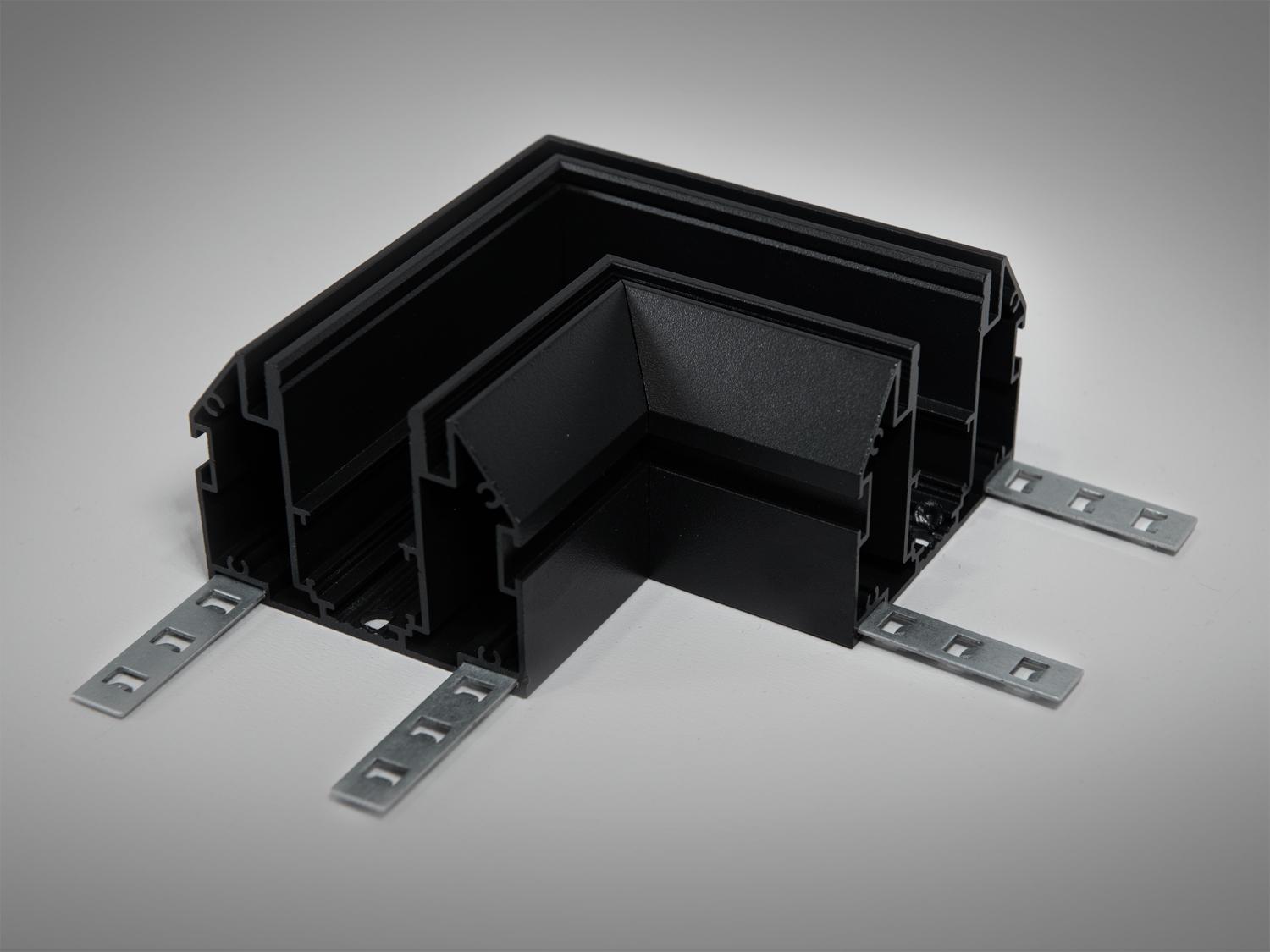 Угловой элемент для МТС для натяжного потолка серия 20 (QY-CX104-BK Ext 90) - фото 2 Угловой элемент для МТС для натяжного потолка серия 20 (QY-CX104-BK Ext 90) - фото 2