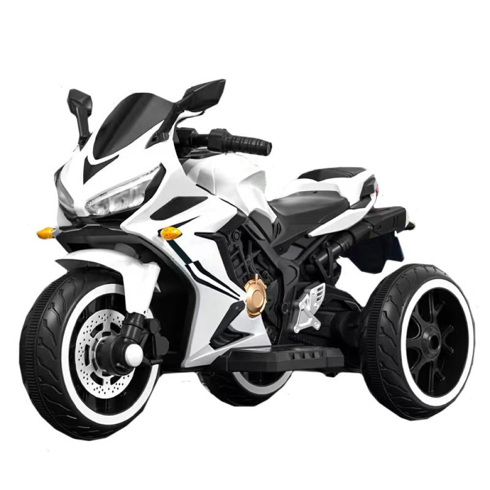 Электромотоцикл детский SPOKO SP-518 пластиковый от 3-х лет до 25 кг Белый (106-76-42300175)