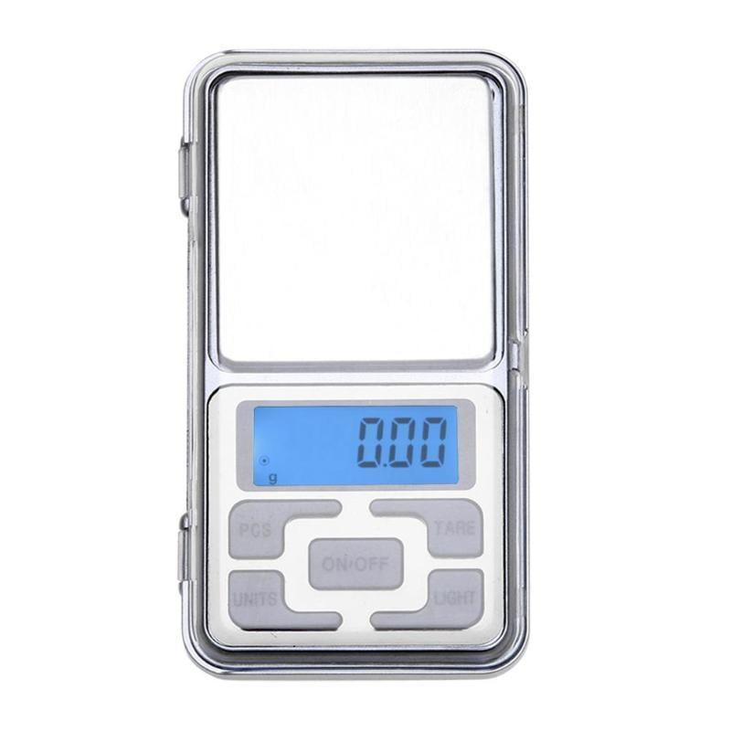 Ювелірні ваги електронні Domotec 1724A з підсвіткою 100 g/0.01g Silver (3_07995)